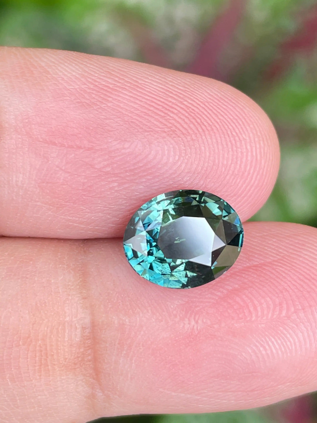 Teal Sapphire 3.51 CT  