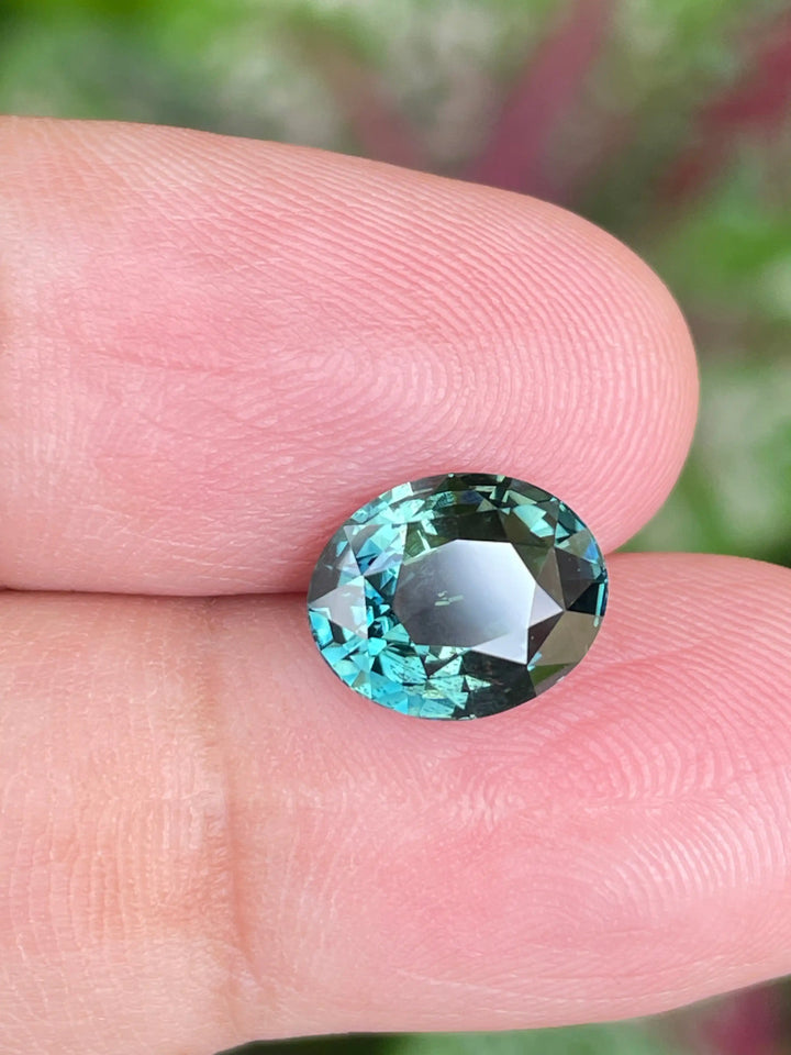 Teal Sapphire 3.51 CT  