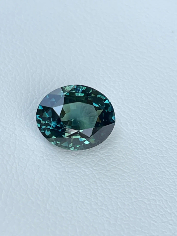 Teal Sapphire 3.51 CT  