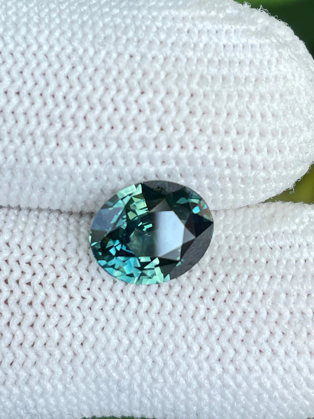 Teal Sapphire 3.51 CT  