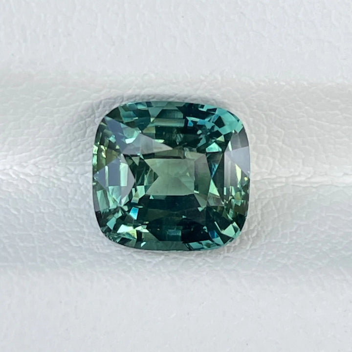 Teal Sapphire 3.53 CT 3.53 / Blue l Green / Natural Corundum Sapphire GEMSTONES