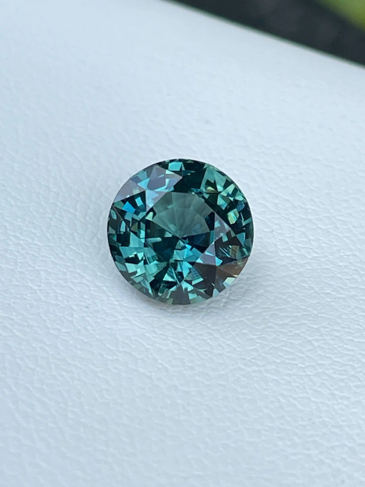 Teal Sapphire 3.58 CT  