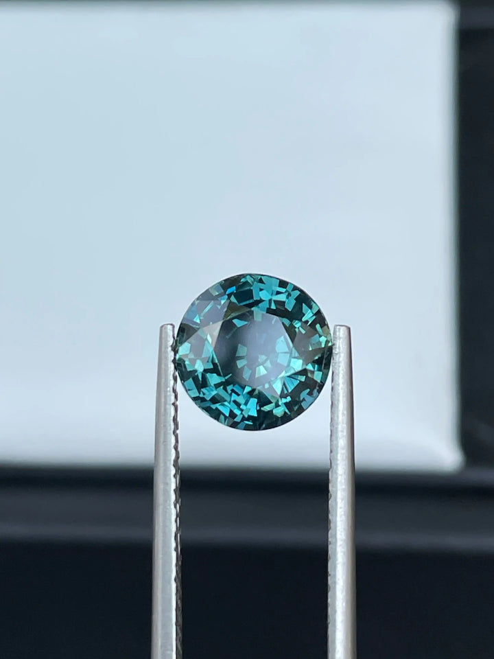 Teal Sapphire 3.58 CT  