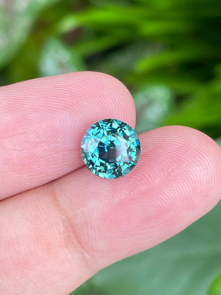 Teal Sapphire 3.58 CT  