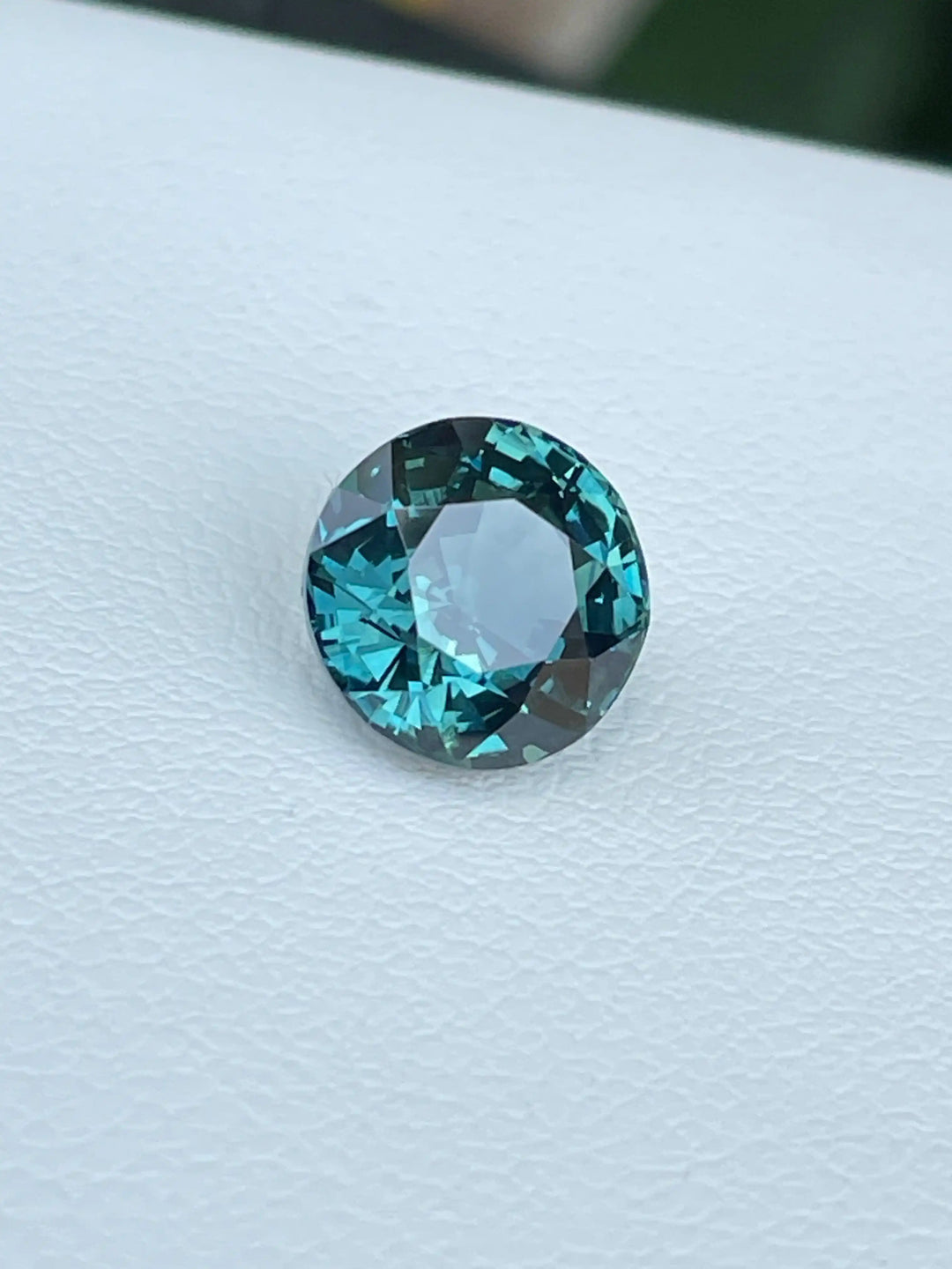 Teal Sapphire 3.58 CT  