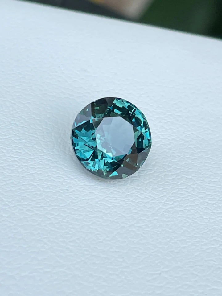 Teal Sapphire 3.58 CT  