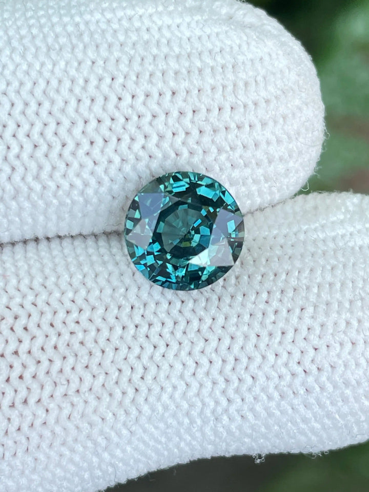 Teal Sapphire 3.58 CT  
