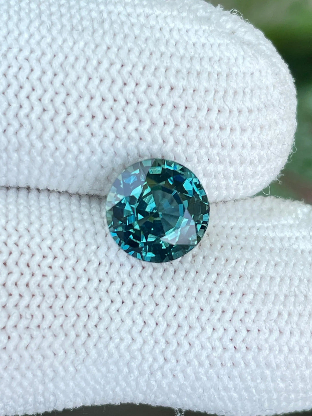 Teal Sapphire 3.58 CT  