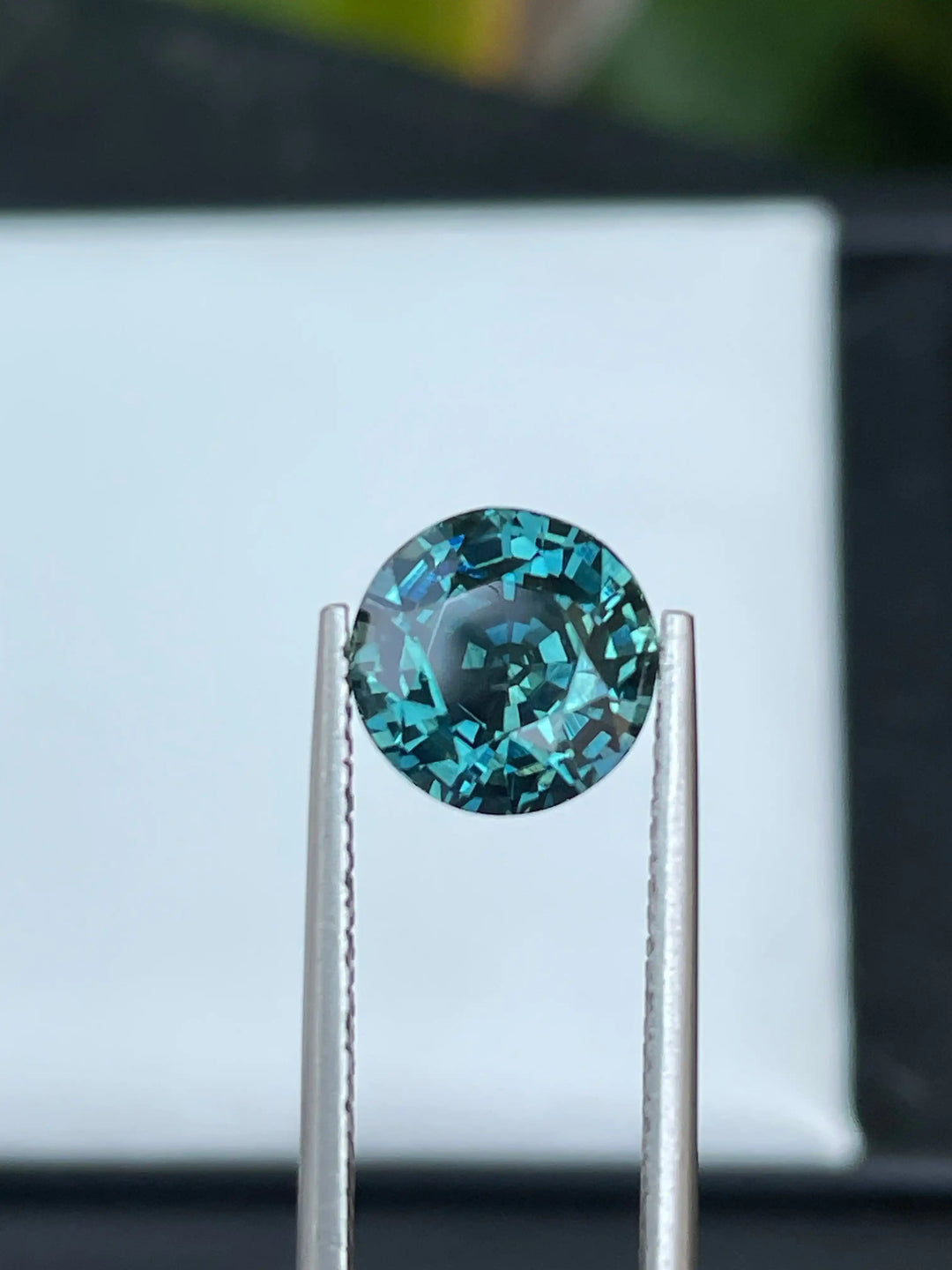 Teal Sapphire 3.58 CT  