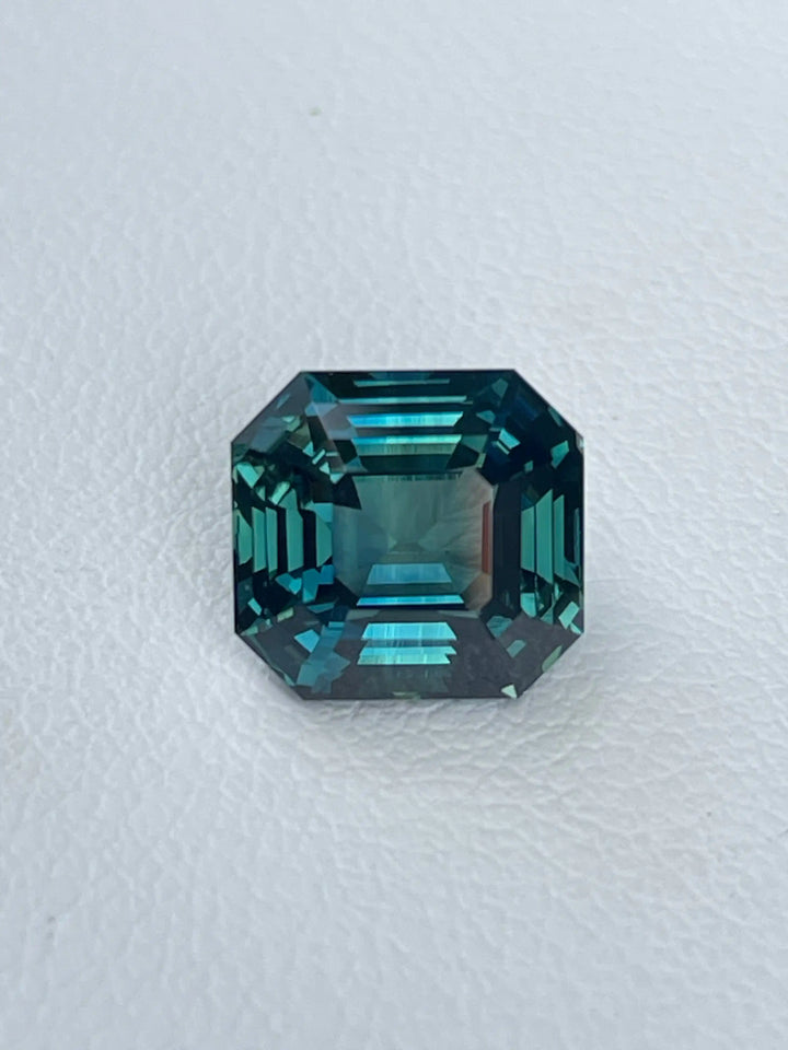 Teal Sapphire 3.66 CT  