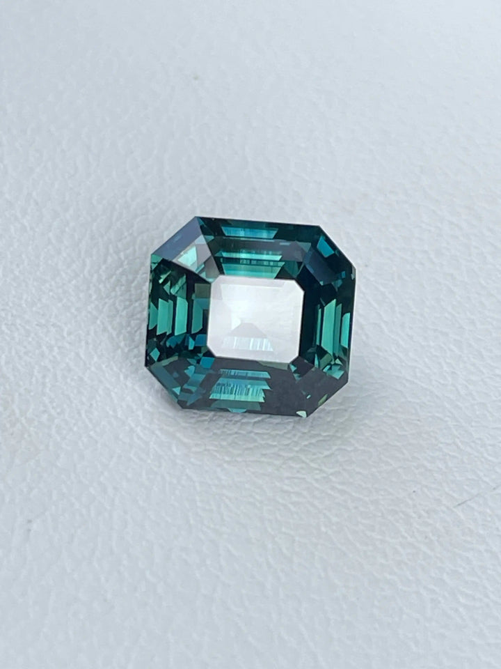 Teal Sapphire 3.66 CT  