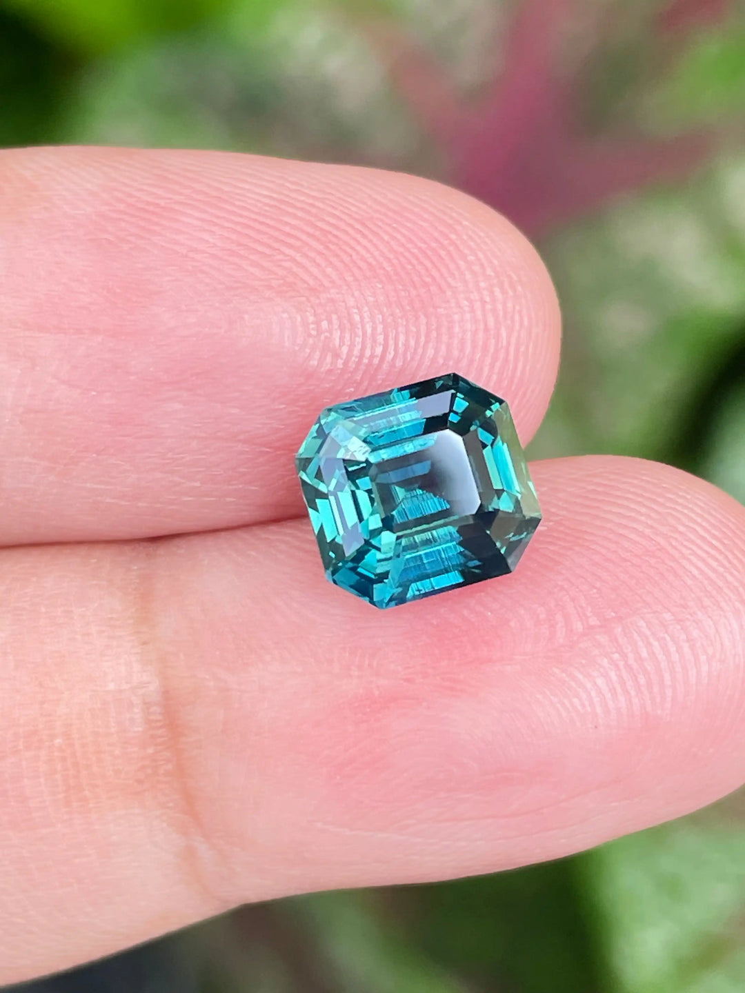 Teal Sapphire 3.66 CT  