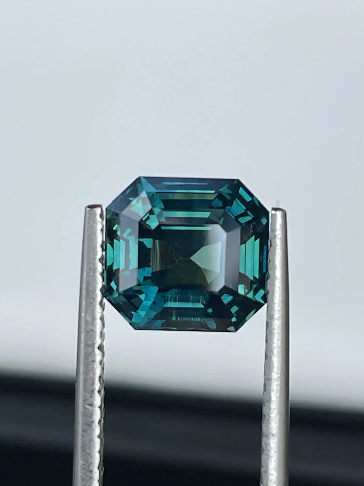 Teal Sapphire 3.66 CT  