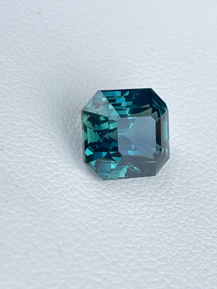 Teal Sapphire 3.66 CT  