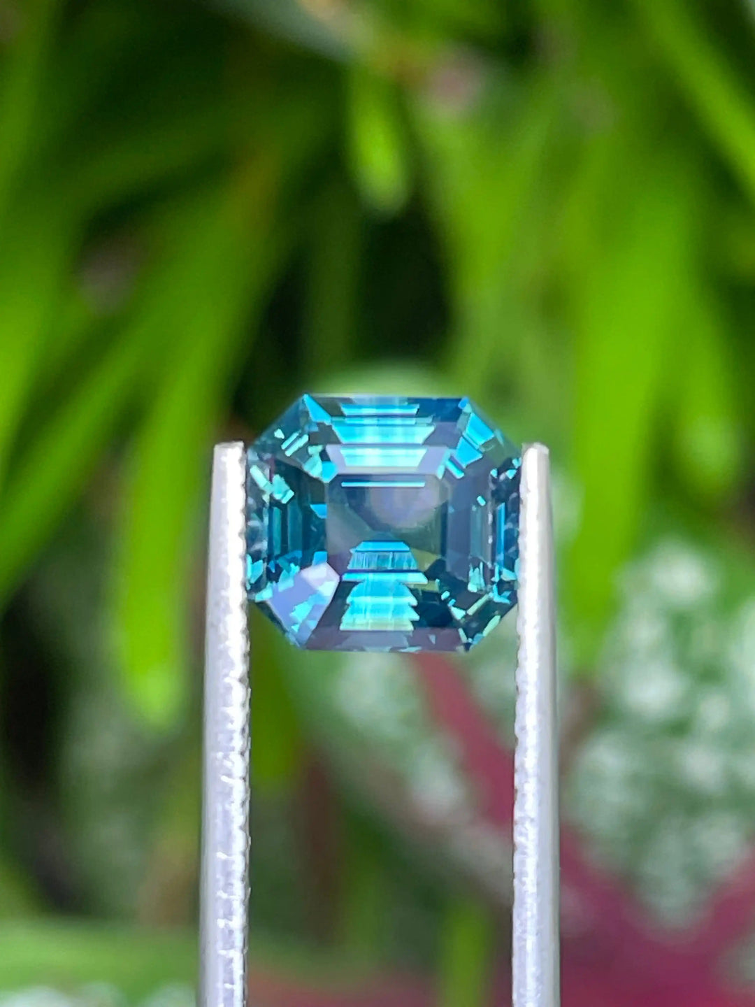 Teal Sapphire 3.66 CT  