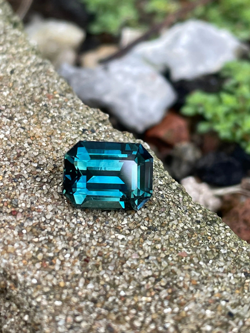 Teal Sapphire 5.10 CT  