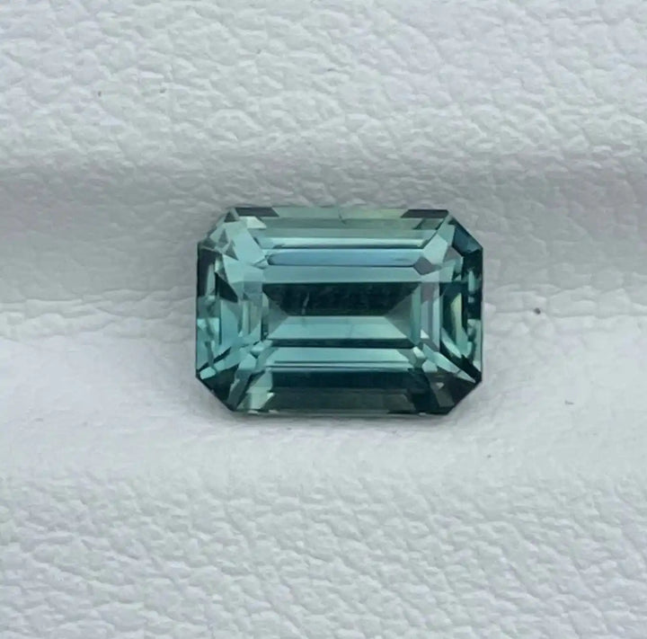Teal Sapphire l 1.54 Cts l 7.1x5.4x3.8mm l Madagascar l Green Sapphire l Sapphire Ring l Sapphire Engagement Ring l Emerald Shape  GEMSTONES