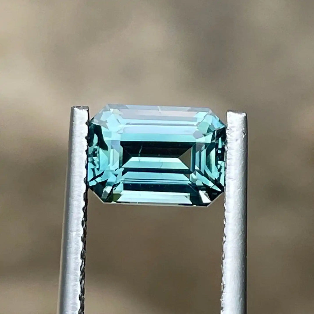 Teal Sapphire l 1.58 Cts l Natural l Emerald l Madagascar l 7.1x5x4mm l Green Sapphire l Sapphire Engagement Ring l Natural Sapphire  