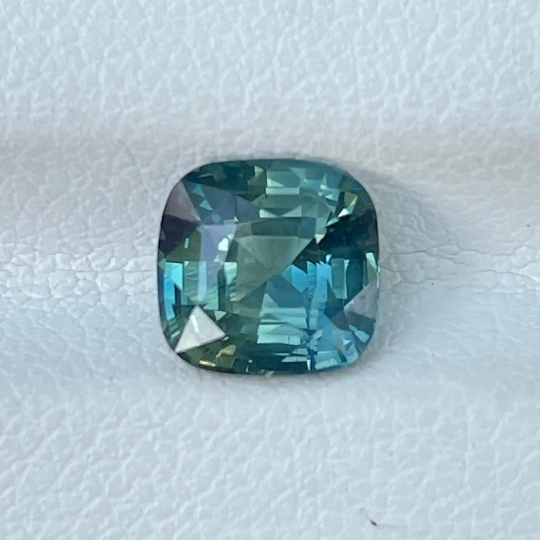 Teal Sapphire l 1.72 Ct l 6.5 x 6.6 x 4.3mm l Emerald l Natural l Madagascar l Natural Sapphire l Sapphire Ring l Engagement Ring  