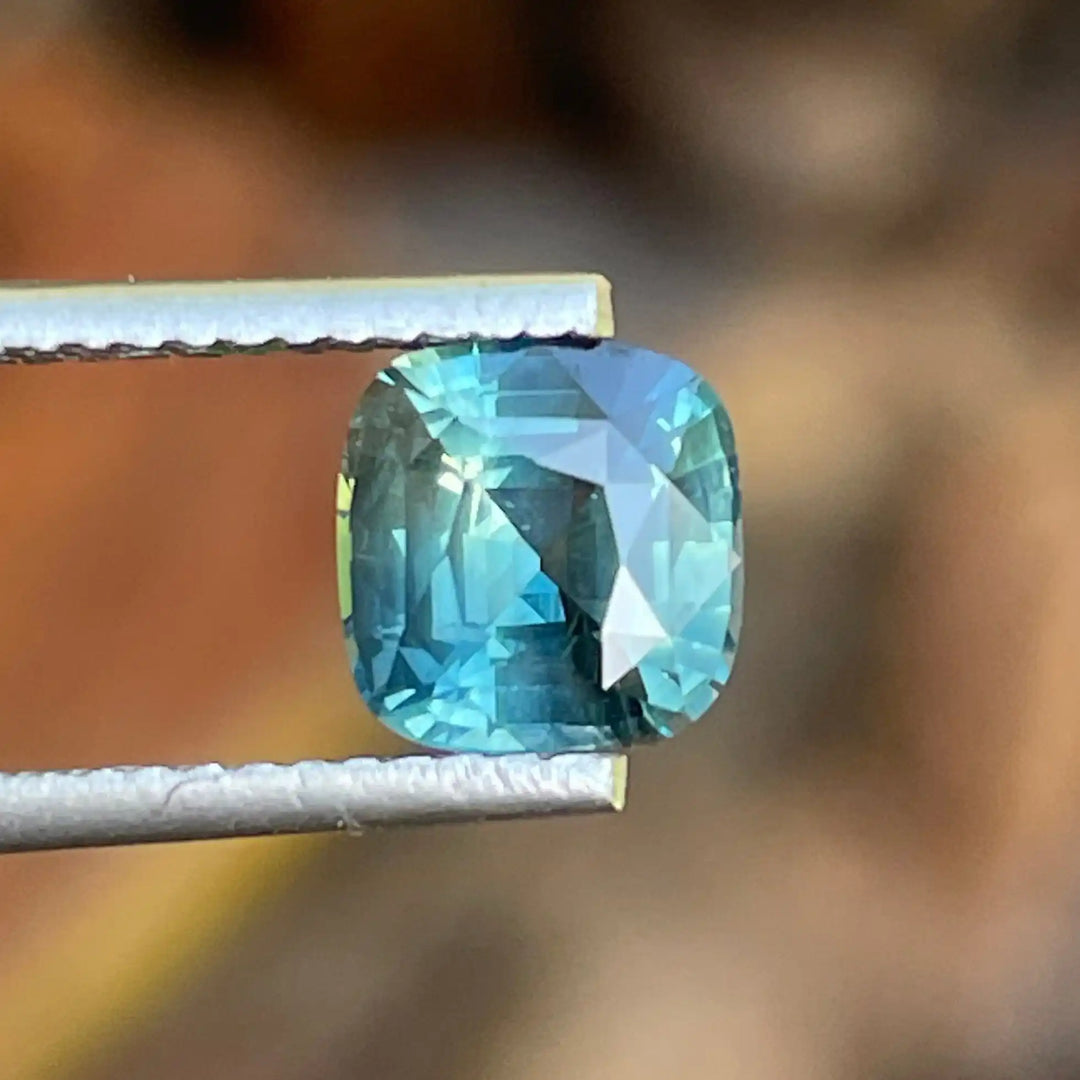 Teal Sapphire l 1.72 Ct l 6.5 x 6.6 x 4.3mm l Emerald l Natural l Madagascar l Natural Sapphire l Sapphire Ring l Engagement Ring  