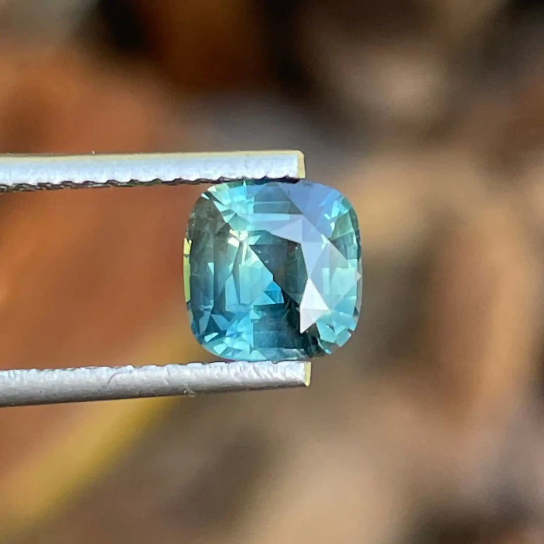 Teal Sapphire l 1.72 Ct l 6.5 x 6.6 x 4.3mm l Emerald l Natural l Madagascar l Natural Sapphire l Sapphire Ring l Engagement Ring  