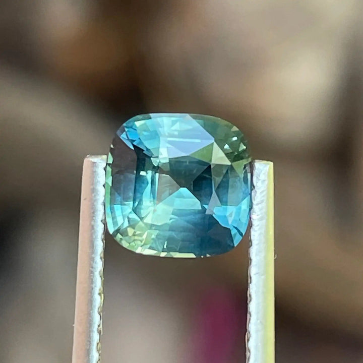 Teal Sapphire l 1.72 Ct l 6.5 x 6.6 x 4.3mm l Emerald l Natural l Madagascar l Natural Sapphire l Sapphire Ring l Engagement Ring  