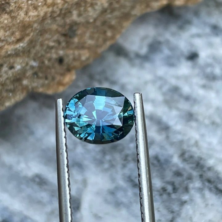 Teal Sapphire l 2.01 CT  GEMSTONES