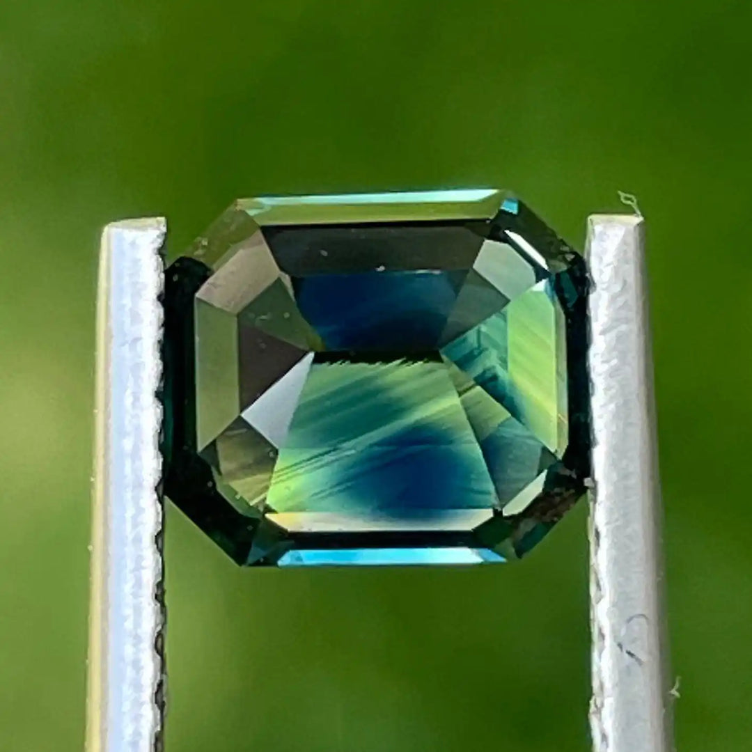 Teal Sapphire l 2.03 Ct l 6.9x6.0x4.5mml Cushion l Natural l Madagascar l Natural Sapphire l Sapphire Ring l Engagement Ring  