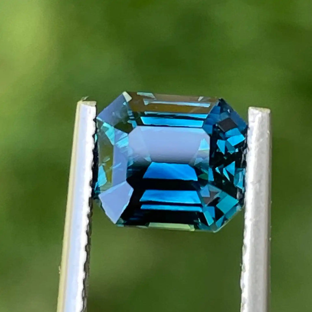 Teal Sapphire l 2.03 Ct l 6.9x6.0x4.5mml Cushion l Natural l Madagascar l Natural Sapphire l Sapphire Ring l Engagement Ring  
