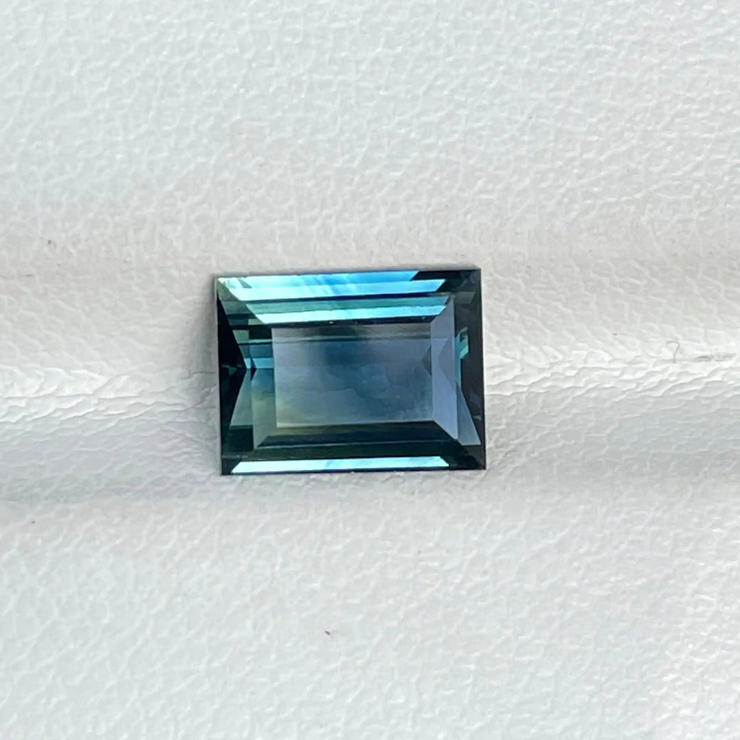 Teal Sapphire l 2.04 CT l 8.3x6.1x3.4mm l Rectangle l  l Fine Sapphires For Bespoke Engagement Ring l Madagascar Origin l Fine Sapphire  