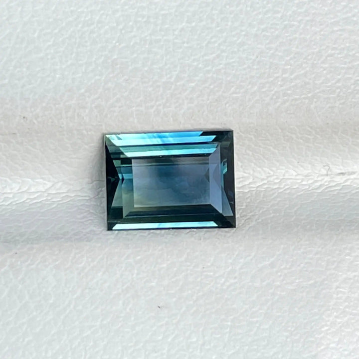 Teal Sapphire l 2.04 CT l 8.3x6.1x3.4mm l Rectangle l  l Fine Sapphires For Bespoke Engagement Ring l Madagascar Origin l Fine Sapphire  