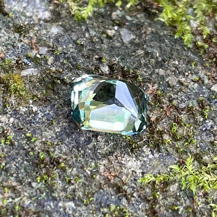 Teal Sapphire l 2.05 Ct l Radiant l 6.9x5.9x4.8mm l Madagascar  l Sapphire Engagement Ring l Natural Sapphires  