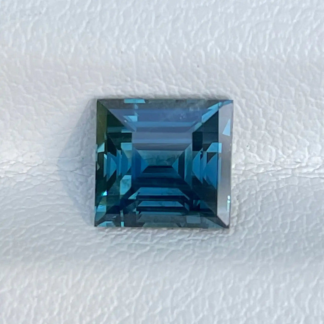 Teal Sapphire l 2.06 Ct l 6.3x5.9x4.6mm l Princess l Heated l Madagascar l Natural Sapphire l Sapphire Ring l Engagement Ring  