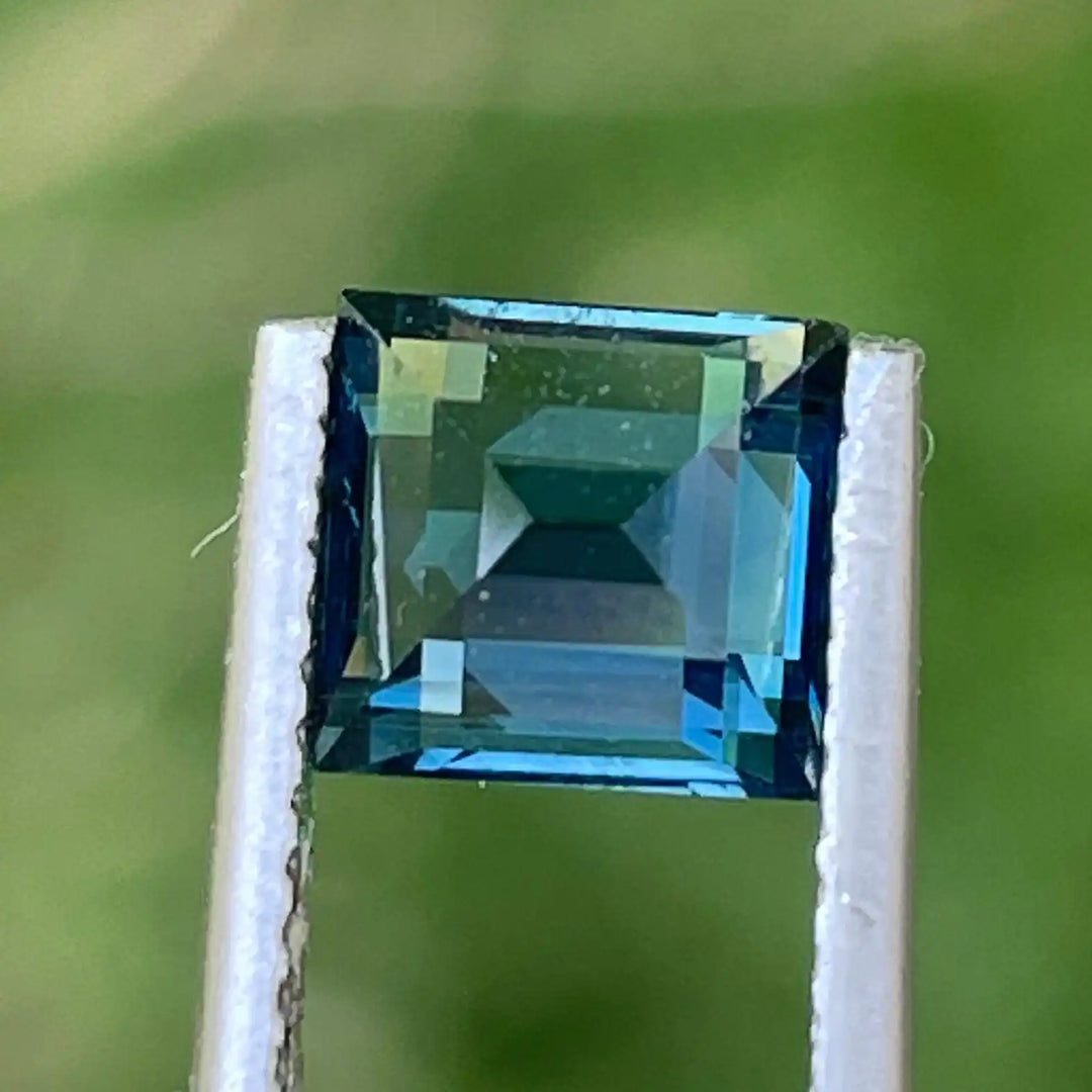 Teal Sapphire l 2.06 Ct l 6.3x5.9x4.6mm l Princess l Heated l Madagascar l Natural Sapphire l Sapphire Ring l Engagement Ring  