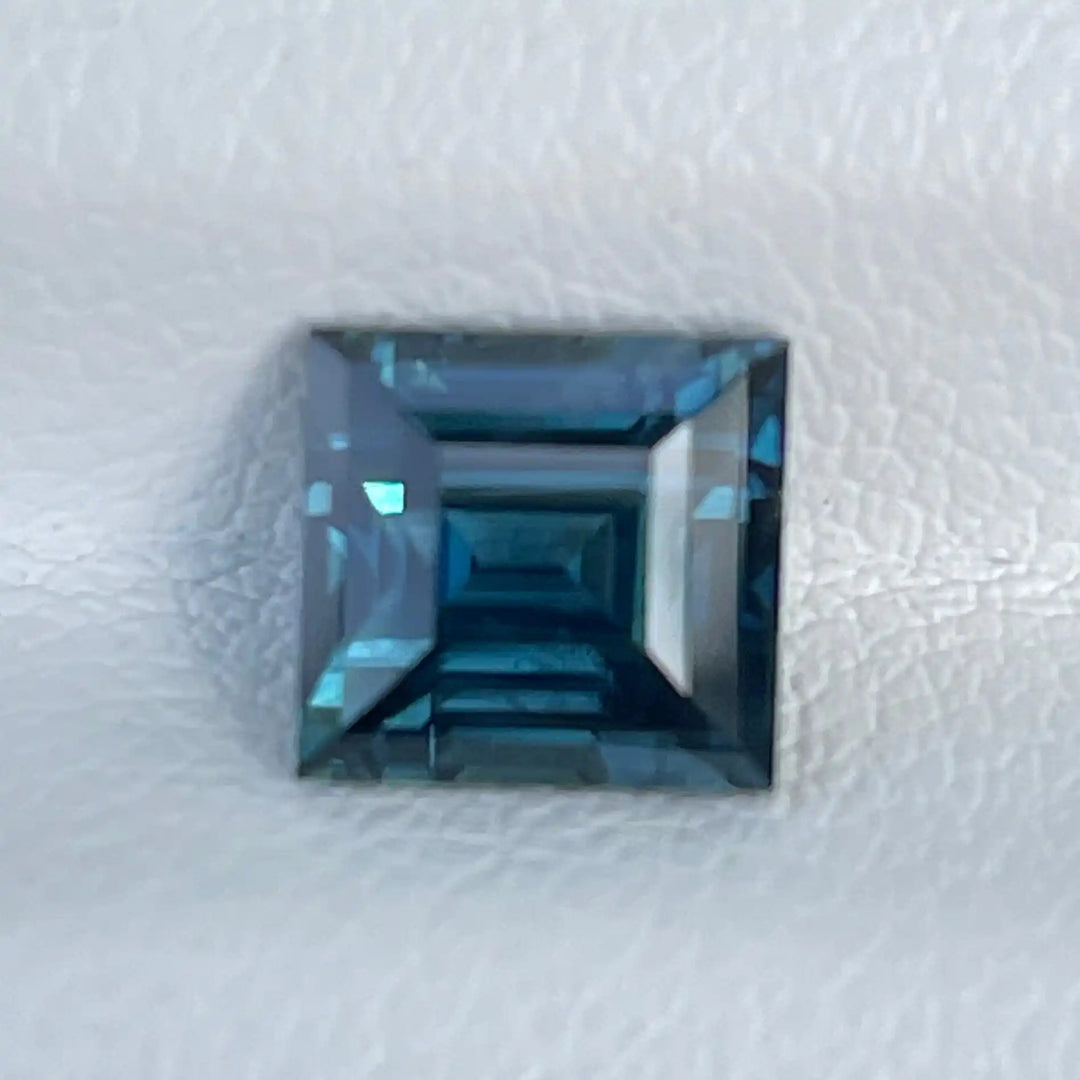 Teal Sapphire l 2.06 Ct l 6.3x5.9x4.6mm l Princess l Heated l Madagascar l Natural Sapphire l Sapphire Ring l Engagement Ring  