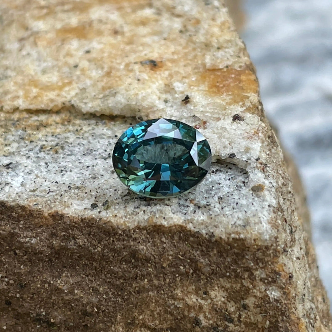 Teal Sapphire l 2.15 CT  GEMSTONES