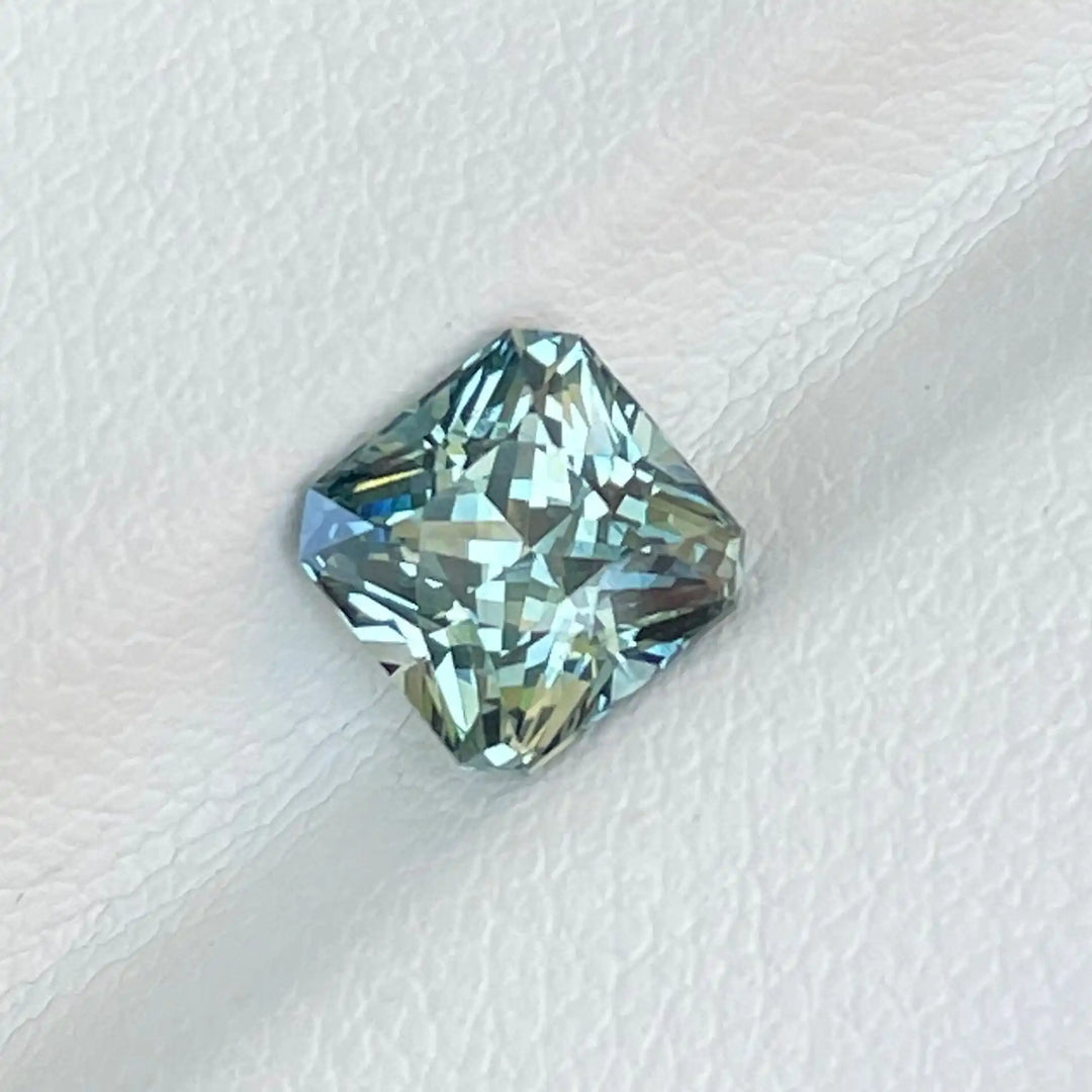 Teal Sapphire l 2.19 Ct l 6.6x 6.5x 4.9mm l Cushion l Unheated l Madagascar l Natural Sapphire l Sapphire Ring l Engagement Ring  