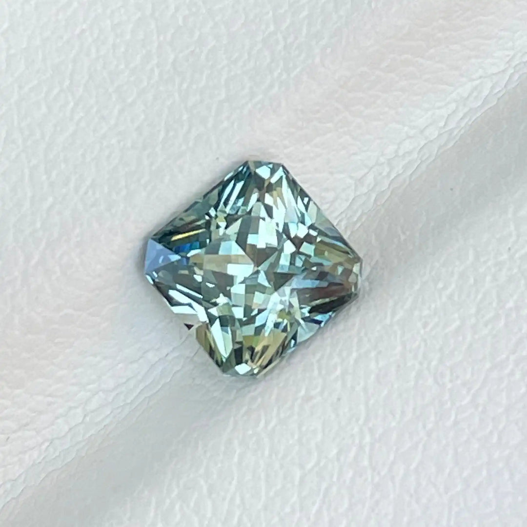 Teal Sapphire l 2.19 Ct l 6.6x 6.5x 4.9mm l Cushion l Unheated l Madagascar l Natural Sapphire l Sapphire Ring l Engagement Ring  