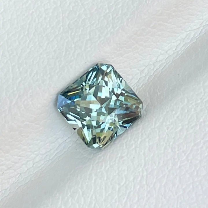 Teal Sapphire l 2.19 Ct l 6.6x 6.5x 4.9mm l Cushion l Unheated l Madagascar l Natural Sapphire l Sapphire Ring l Engagement Ring  