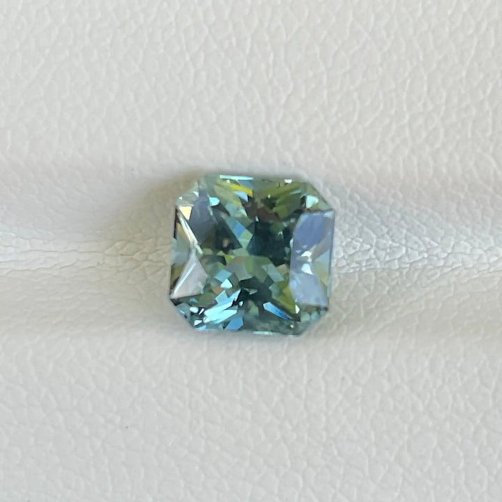 Teal Sapphire l 2.21Ct l Cushion l 6.9x6.7x4.9mm l Madagascar l Eye Clean l Sapphire Engagement Ring l Natural Sapphires  