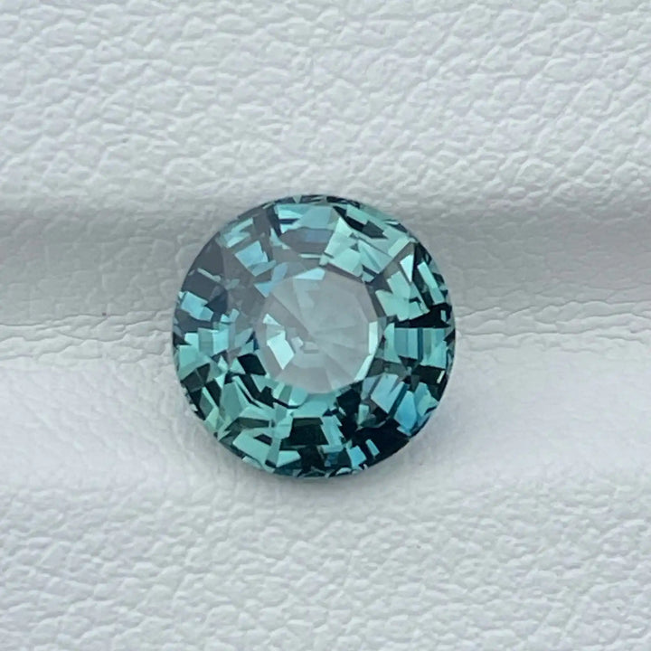 Teal Sapphire l 2.54 Ct l Round Brilliant l 7.7mm x 5.5mm l Round Shaped Sapphires l Fine Sapphire For Engagement Ring l Madagascar  