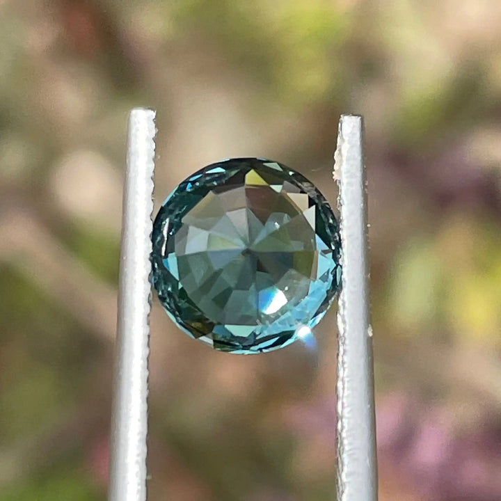 Teal Sapphire l 2.54 Ct l Round Brilliant l 7.7mm x 5.5mm l Round Shaped Sapphires l Fine Sapphire For Engagement Ring l Madagascar  