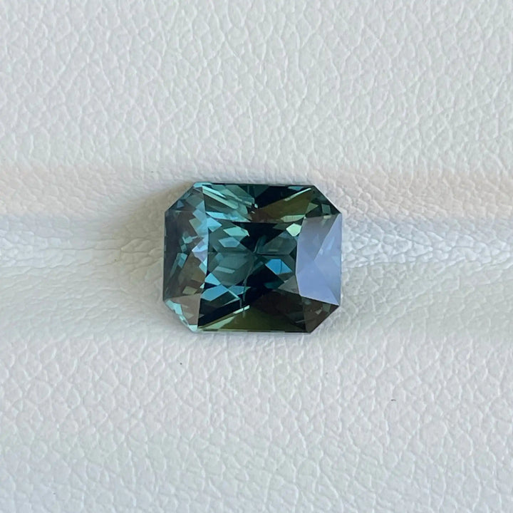 Teal Sapphire l 2.55 Cts l Radiant l 8.1x6.7x4.7mm l Fine Sapphires l Engagement Ring l Madagascar  