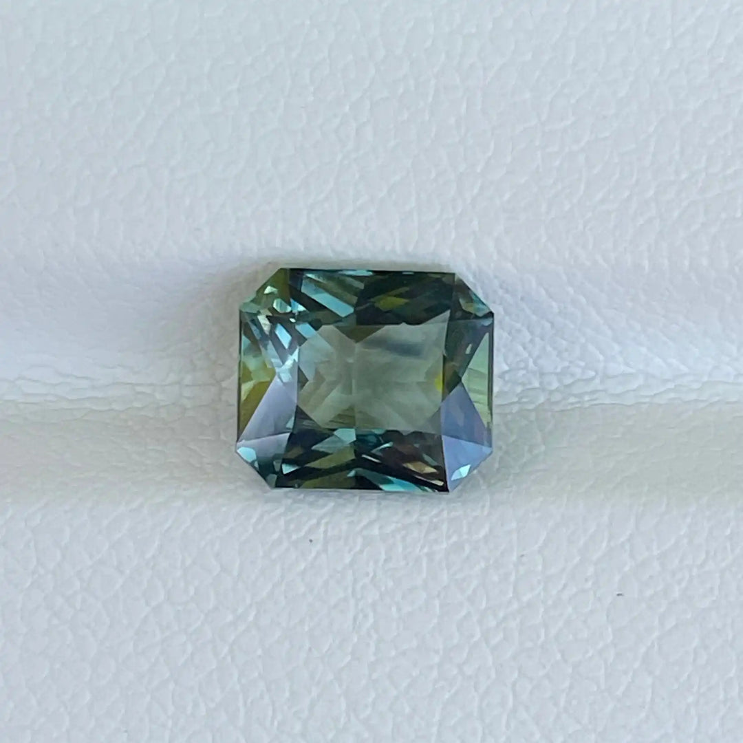 Teal Sapphire l 2.56 Cts l Cushion l 8x6.8x4.4mm l Fine Sapphires l Engagement Ring l Madagascar  