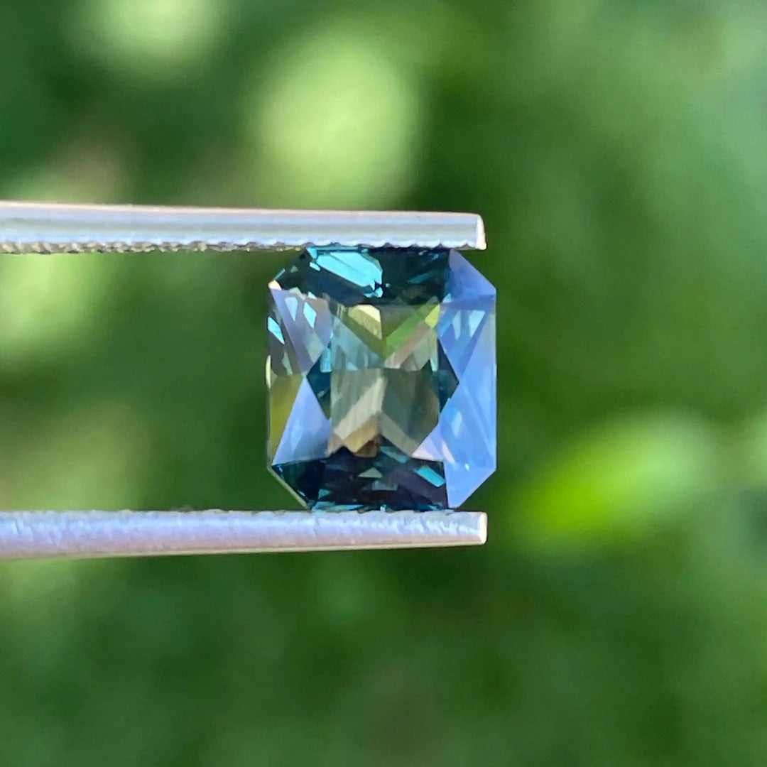 Teal Sapphire l 2.56 Cts l Cushion l 8x6.8x4.4mm l Fine Sapphires l Engagement Ring l Madagascar  