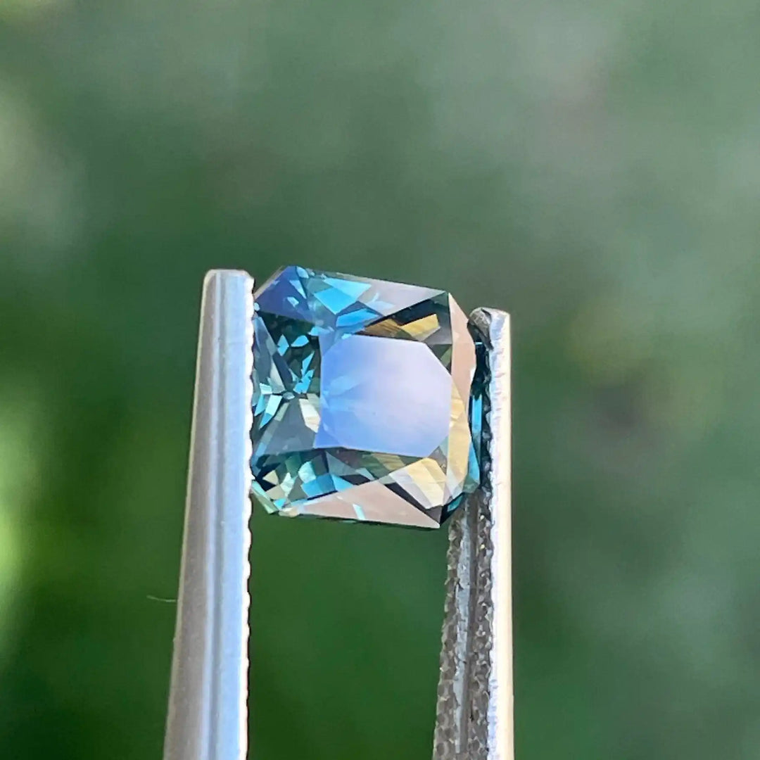 Teal Sapphire l 2.56 Cts l Cushion l 8x6.8x4.4mm l Fine Sapphires l Engagement Ring l Madagascar  