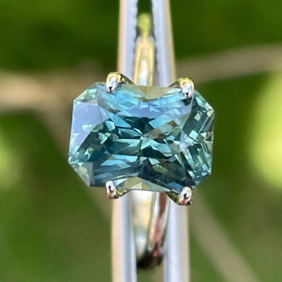 Teal Sapphire l 2.74 Cts l 8.6x6.3x4.9mm l Madagascar l Green Sapphire l Sapphire Ring l Engagement Ring  