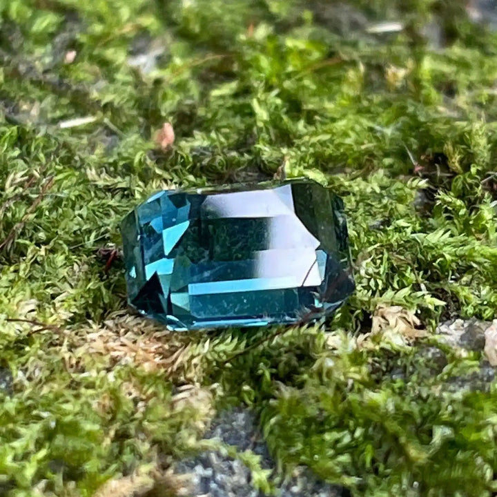 Teal Sapphire l 3.23 Ct l Emerald l 8.8x6.6x5.1 l Madagascar l Loupe Clean l Sapphire Engagement Ring l Natural Sapphires  