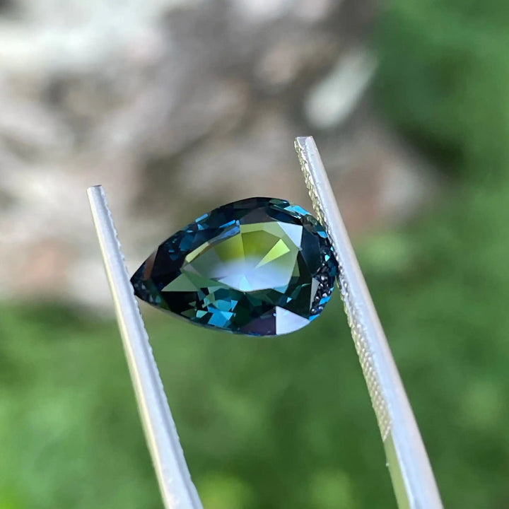 Teal Sapphire l 3.56 Ct l Pear l Drop l 11.9x8.4x4.8mm l Madagascar l Loupe Clean l Sapphire Engagement Ring l Natural Sapphires  
