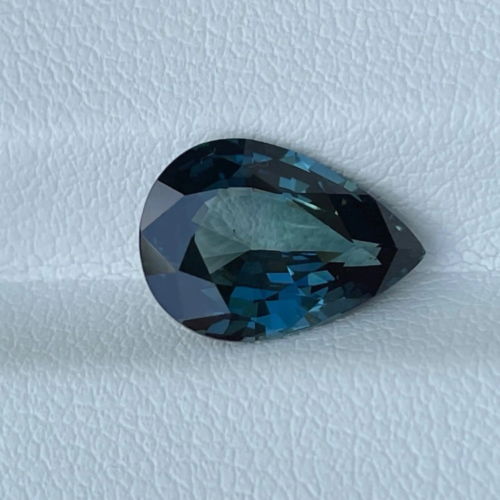 Teal Sapphire l 3.56 Ct l Pear l Drop l 11.9x8.4x4.8mm l Madagascar l Loupe Clean l Sapphire Engagement Ring l Natural Sapphires  